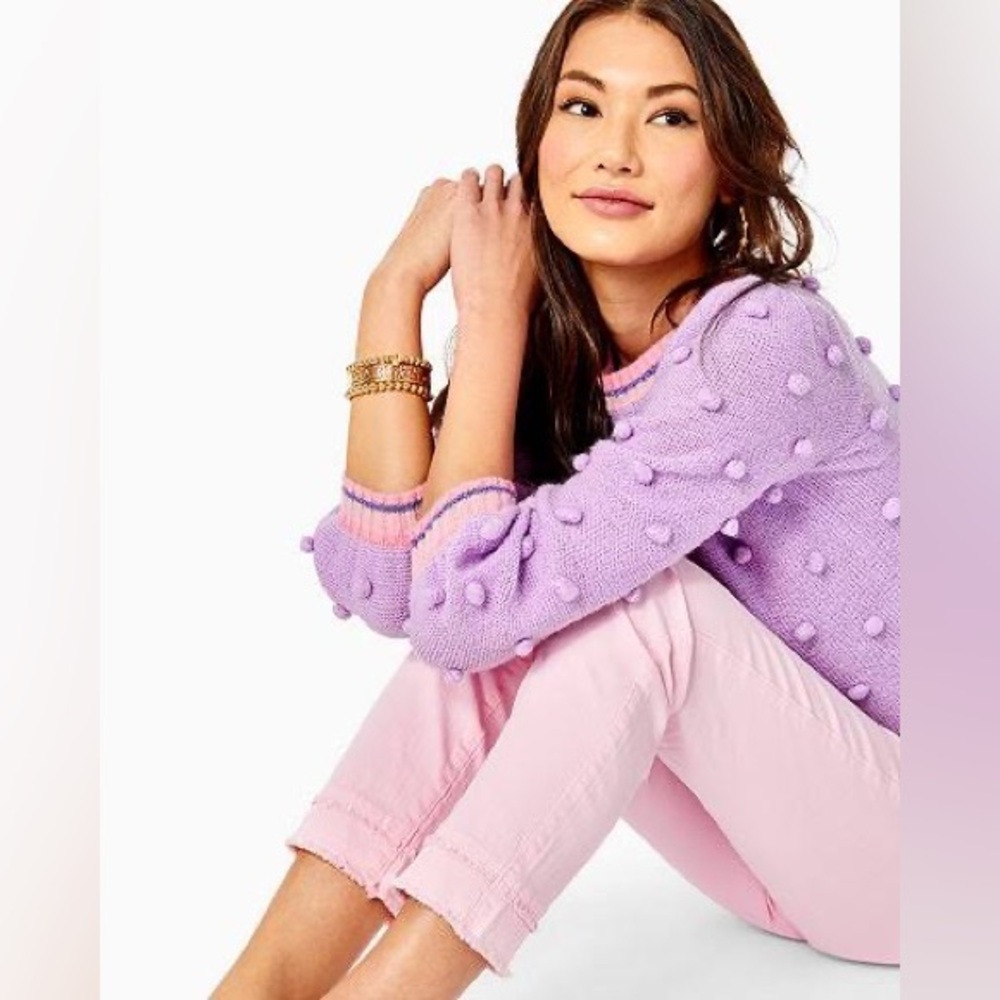 Lilly Pulitzer Dorianna Purple Sweater. NEW